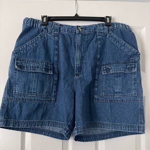 Denim Cargo Shorts!